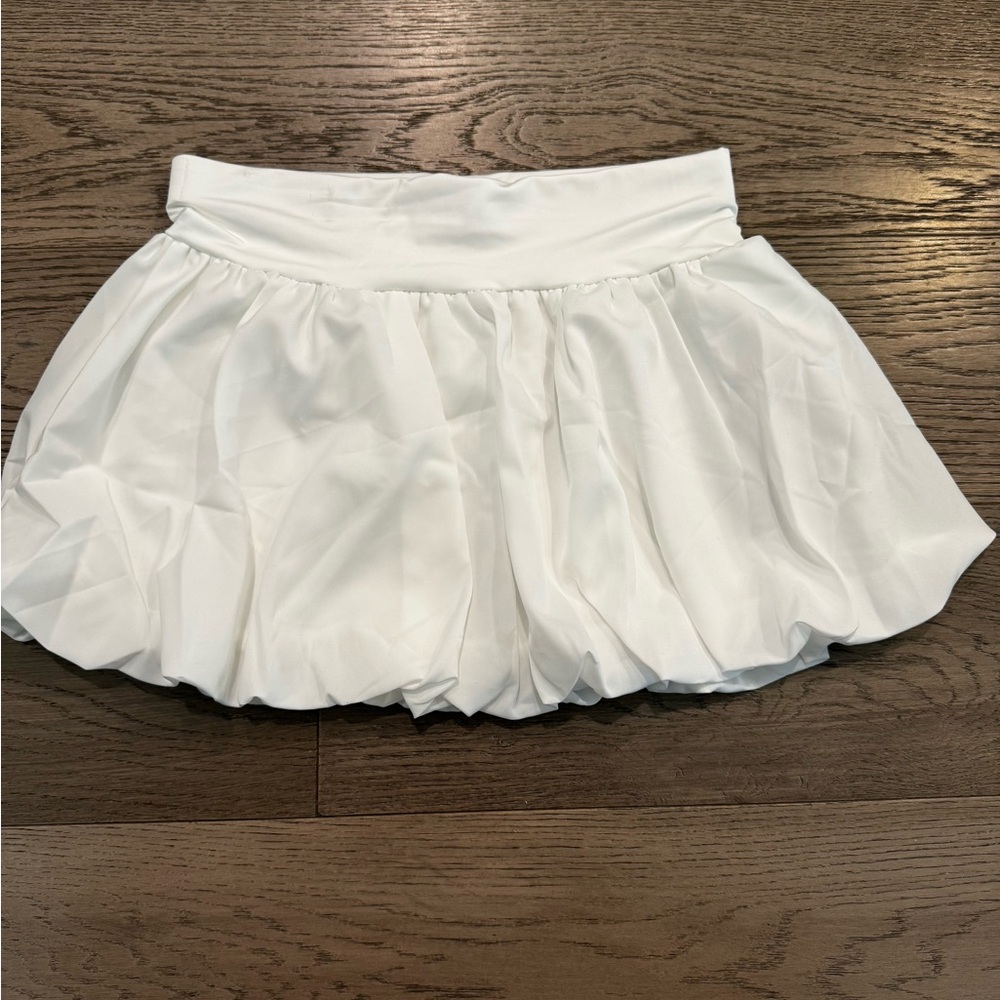 White Bubble Skirt